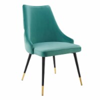 Ergode Adorn Tufted Performance Velvet Dining Side Chair - Teal