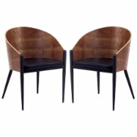 Ergode Cooper Dining Chairs Set of 2 - Walnut