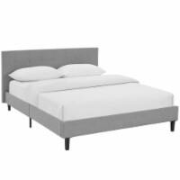 Ergode Linnea Queen Fabric Bed - Light Gray
