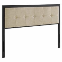 Ergode Teagan Tufted Queen Headboard - Black Beige