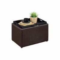 Ergode Designs4Comfort Accent Storage Ottoman with Reversible Tray
