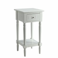 Ergode French Country Khloe 1 Drawer Accent Table with Shelf