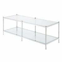 Ergode Royal Crest 2 Tier Glass Coffee Table