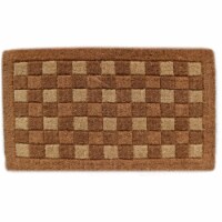 Imports Decor'S Traditional Coir Doormat, Checkerboard Pattern (Pack Of 2)