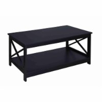 Convenience Concepts Oxford Coffee Table, Black ( Pack of 2 )