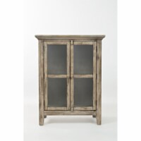 Jofran Rustic Shores, Accent Cabinet, 32 W X 15 D X 42 H, Vintage Grey Finish (Set Of 2)