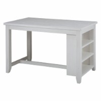 Jofran Madaket, Counter Height Island, 60 W X 30 D X 36 H, Madaket White Finish (Set Of 2)