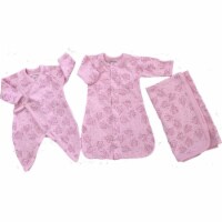 Organic Cotton Sets - Layette 0-6m - Kimono Fairy, Baggie Fairy, Blanket Fairy