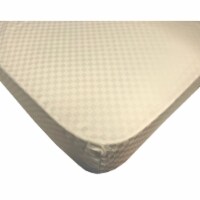 Organic Crib Bedding - Crib Fitted Sheet Organic Cotton Natural Check Sateen