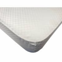 Organic Crib Bedding - Crib Fitted Sheet Organic Cotton White Check Sateen