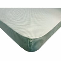 Organic Crib Bedding - Crib Fitted Sheet Organic Cotton Sage Check