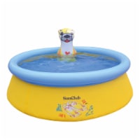 JLeisure 5' x 16.5  Sea Otter Inflatable Outdoor Above Ground Kid Swimming Pool