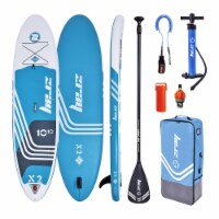 Zray 10'10  X-Rider Deluxe X2 Inflatable SUP All Around Paddle Board Kit, Blue