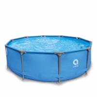 JLeisure Avenli 10' x 30 Steel Frame Above Ground Outdoor Swimming Pool Set