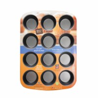 12cup Muffin Pan Cupcake Pan - Carbon Steel Pan for Muffin and Cupcake Nonstick Coating