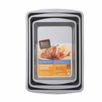 Set of 3 Roaster, 14 16 18 - Carbon Steel Nonstick Coating Easy Release