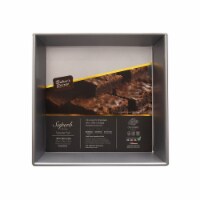 Nonstick Square Pan for Cake 9.5 , Alumnized Steel Cake Pan with 2 Layers Nonstick Coating