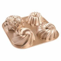 Bundt Cake Pan, Perfect for Bundt Cakes, Die Cast Aluminum, Cake Pan - (4Mini Loves)