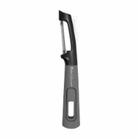 Swivel Peeler Stainless Steel Vegetable Peeler with Potatoe Eye Remover and Zester - Black