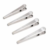 4pcs Stainless Steel Bag Clip Set, Heavy Duty Chip Clips Set