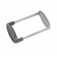 Ergonomic Potato Masher with Grip Handle, Potato Masher Stainless Steel Kitchen Essentials
