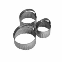 Simple Cookie Cutters Set, Stainless Steel, 3 Sizes, bake Perfect Shape Cookie
