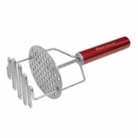 Stainless Steel Potato Masher, Potato Ricer, Kitchen Essentials - Red Handle