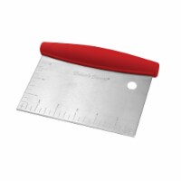Stainless Steel Cake Lifter, Cake Spatula, Baking Kitchen Essentials - Red Handle