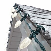NOMA Quick Clip C9 LED Christmas String Lights, 66.8 Foot, 100 Warm White Bulbs