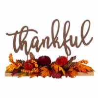 Glitzhome 24 Inch Length Harvest Metal Sign Floral/Center Piece