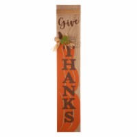 Glitzhome 42 Inch Tall Thanksgiving Wooden Pumpkin Porch Sign