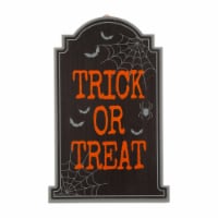 Glitzhome 29 Inch Halloween Wooden Tombstone Yard Stake or Standing Decor or Hanging Decor