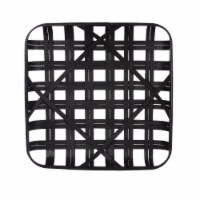 Glitzhome Vintage Square Bamboo Tobacco Basket Decoration - Black