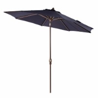 Glitzhome Aluminium Self Tilt Patio Umbrella - Navy Blue