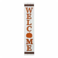 Glitzhome 42 Inch Tall Fall Wooden WELCOME Porch Sign
