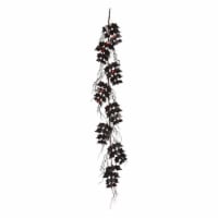 Glitzhome 6 Feet Length Lighted Halloween Bat Garland Perspective: Main