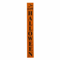 Glitzhome 60 Inch Tall Wooden Happy Halloween Porch Sign