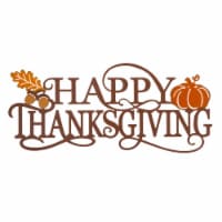 Glitzhome 24 Inch Length Metal Inch TallAPPY THANKSGIVING Wall Decor