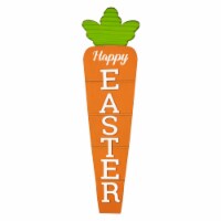Glitzhome 41.5 H Easter Wooden and Metal Carrot Porch Decor