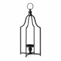 Glitzhome 22 Inch Tall Black Metal Lantern Frame Modern Farmhouse Decor