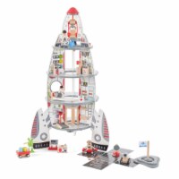 Hape Multi Level 37 Piece Wooden Discovery Spaceship Center Activity Play Set 1 Piece Harris Teeter
