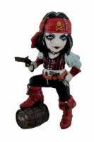 Cosplay Lady Pirate w/ Barrel of Rum Statue