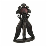 Sekhmet Winged Egyptian Goddess of War and Chaos Resin Wall Hanging Statue 10.75 Inches High