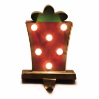 Glitzhome 7.48 Inch Tall Marquee Gi Feet Box Stocking Holder