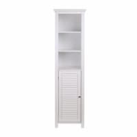Glitzhome Wooden Storage Cabinet - White