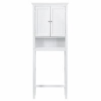 Glitzhome Waterproof Bathroom Cabinet Space Saver, Free Standing Over The Toilet Storage