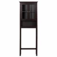 Glitzhome Waterproof Bathroom Cabinet Space Saver, Free Standing Over The Toilet Storage