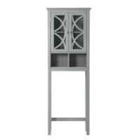 Glitzhome Waterproof Bathroom Cabinet Space Saver, Free Standing Over The Toilet Storage