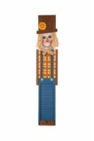 Glitzhome 42 Inch Tall Wooden Scarecrow Porch Sign