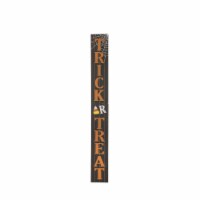 Glitzhome 59.75 Inch Tall Wooden Trick Or Treat Porch Sign